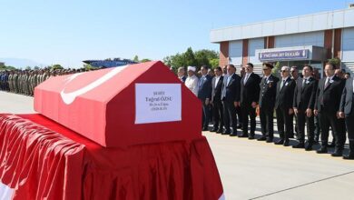 sehit ustegmen tugrul ozsunun naasi memleketi edirneye gonderildi AG6lqhEl