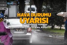 son dakika kuvvetli geliyor meteoroloji ve valiliklerden pes pese hava durumu uyarisi ankara konya ZD1FEHOn