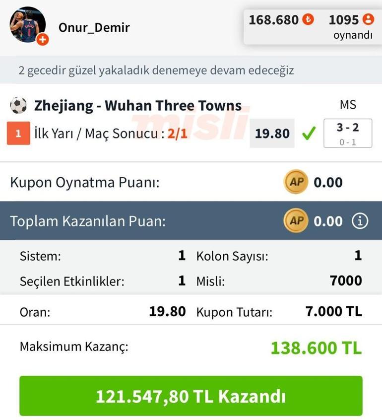 Tam 3 maçta İY / MS varsayımı tuttu! 90’da gelen gollerle 463.841 TL kazandı 4 tam 3 macta iy ms varsayimi tuttu 90da gelen gollerle 463841 tl kazandi CfEt4aQD