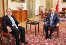 tbmm baskani kurtulmus ab turkiye delegasyonu lideri ossowski ile gorustu bsji4KkR