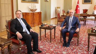 tbmm baskani kurtulmus ab turkiye delegasyonu lideri ossowski ile gorustu bsji4KkR