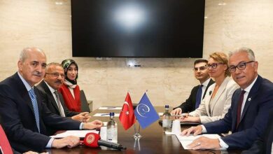 tbmm baskani numan kurtulmus akpm lideri rousopoulos ile bir ortaya geldi OLHFYLdE