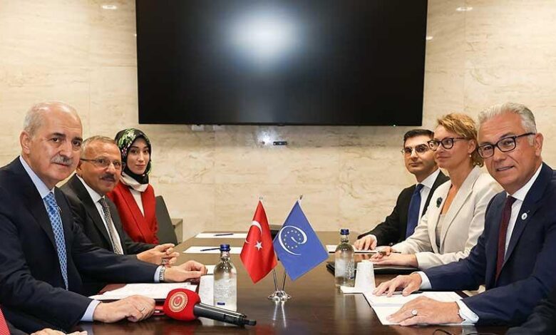 TBMM Başkanı Numan Kurtulmuş, AKPM Lideri Rousopoulos ile bir ortaya geldi 1 tbmm baskani numan kurtulmus akpm lideri rousopoulos ile bir ortaya geldi OLHFYLdE