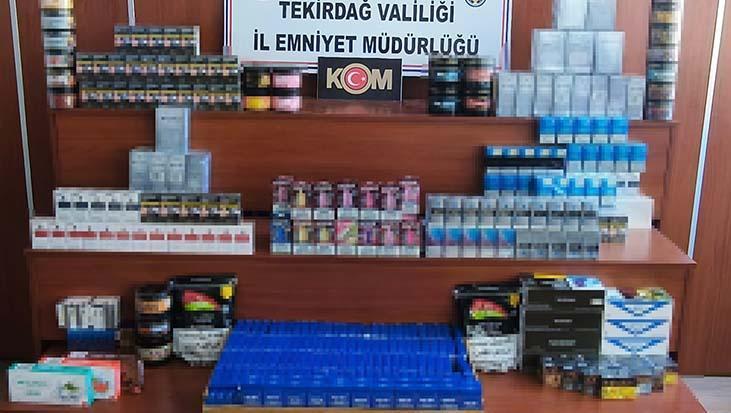 tekirdagda kacakcilik operasyonu binlerce kacak eser ele gecirildi Wb7UrrsG