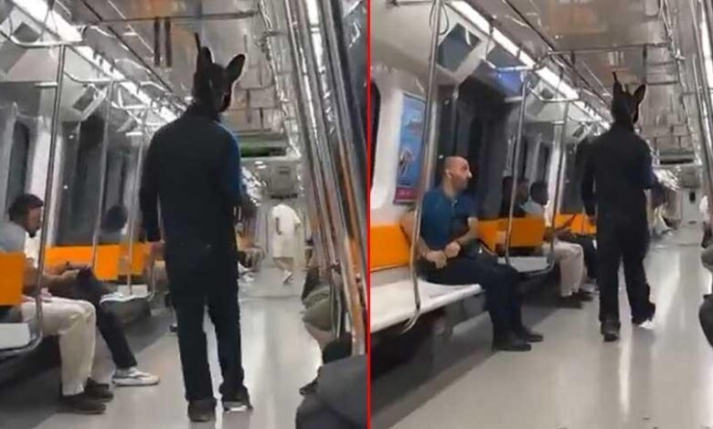 Yer: Sarıyer! Metroda tavşan kostümlü tüfekli genç gözaltına alındı 1 yer sariyer metroda tavsan kostumlu tufekli genc gozaltina alindi xM14slXb