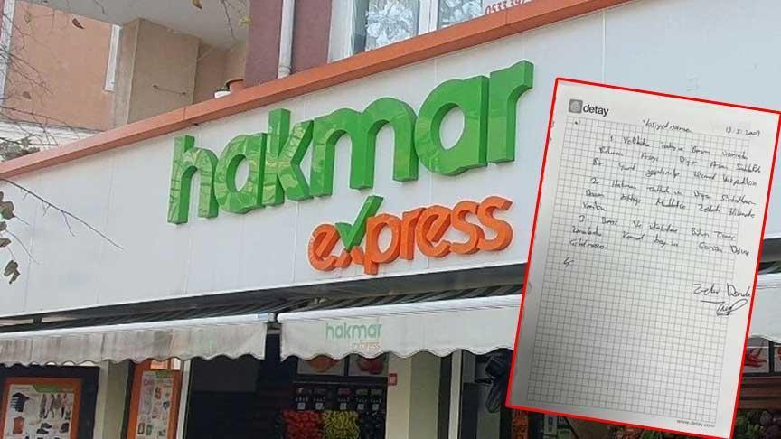 Zincir market HAKMAR’ın sahibi Zeki Doruk’un kasasından vasiyetname çıktı! Mal varlığını FETÖ’ye bırakmış