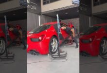 17 milyonluk ferrariyle kaza yapti kisa muddet evvel yaptigi paylasim gundem oldu TGFZXdvA