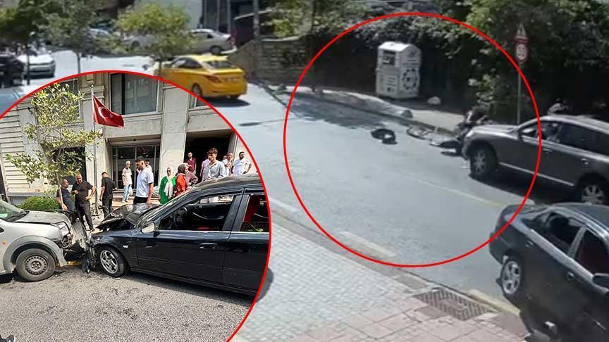 21 günlük sürücü dehşeti! Önüne gelen her şeye çarpıp, gebe bayanı hastanelik etti