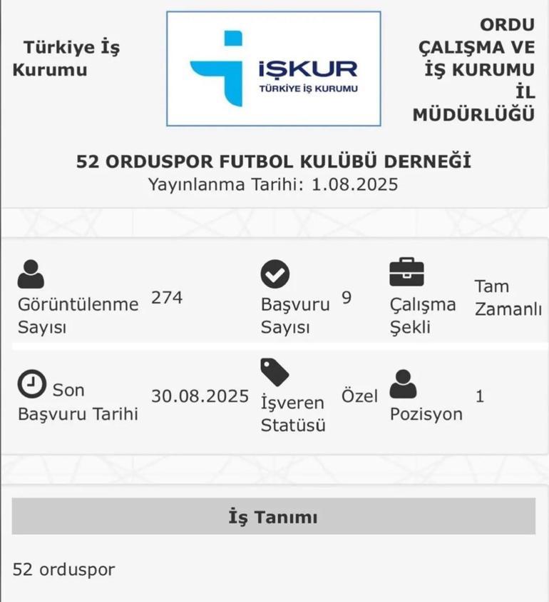 52 Orduspor'dan şaşırtan hamle! Futbolcu ilanı verdiler 2 52 orduspordan sasirtan hamle futbolcu ilani verdiler 0 t7nkZrbX