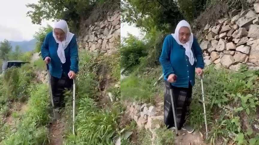 70 yaşındaki yaşlı bayan isyan etti! ‘İnşallah insafa gelirsiniz’