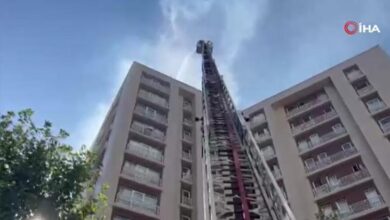 bagcilarda 15 katli binada korkutan yangin vatandaslar tahliye ediliyor MtPDaLH9