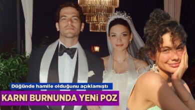 bebeginin cinsiyetini aciklamisti beste kokdemirden karni burnunda yeni poz HNTuQOIt