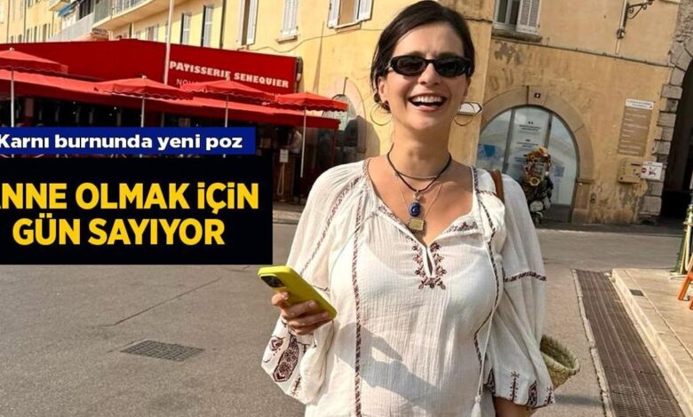 Bebek göründü! Meriç Aral'dan karnı burnunda yeni poz 1 bebek gorundu meric araldan karni burnunda yeni poz r3pgRxEg