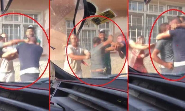 Belindeki bıçakla tekmeli yumruklu hengameye girdi, sokak karıştı 1 belindeki bicakla tekmeli yumruklu hengameye girdi sokak karisti JiGtergf