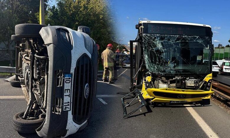 Beşiktaş'ta feci kaza! İETT otobüsü ile minibüs çarpıştı 1 besiktasta feci kaza iett otobusu ile minibus carpisti qUUyCTTP