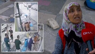 bidon arbedesi kanli bitti 58 yasindaki bayan esnaf baba ve oglu tarafindan darbedildi GJLzyyX5