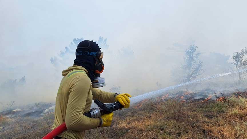 Bolu’da orman yangını! Havadan ve karadan müdahale ediliyor