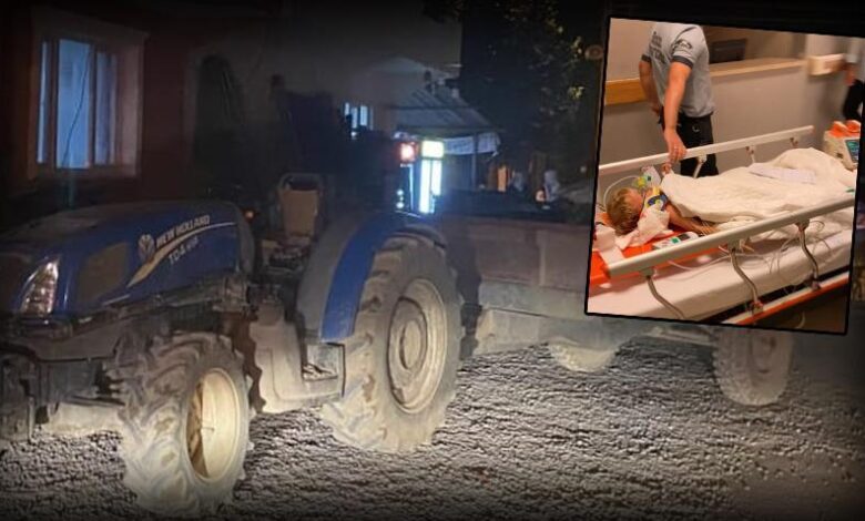 Bursa'da kahreden kaza! Babasının kullandığı traktörün altında kaldı 1 bursada kahreden kaza babasinin kullandigi traktorun altinda kaldi ZWxJLxGn