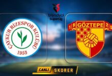 canli anlatim super ligde rizespor goztepe maci XzGspvMQ
