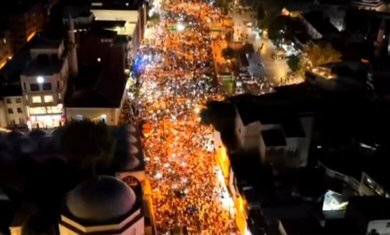 CANLI | İstanbul’da Gazze'ye Umut Işığı Ol yürüyüşü başladı 1 canli istanbulda gazzeye umut isigi ol yuruyusu basladi KTNOON6H