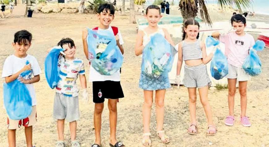 Çocuklardan büyük ders! Çevreyi kirletenlere karşı minik eller iş başında