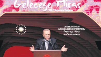cumhurbaskani erdogan arkeoloji sempozyumu ve standina katildi tarihi anlamadan rotamizi cizemeyiz COskBAKJ