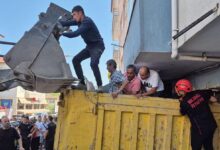 freni bosalan hafriyat kamyonu is yerine girdi kaza ani kamerada SUN6NTgY