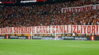 galatasaray ve fatih karagumruk taraftarindan filistin mesaji WnvUMu2N