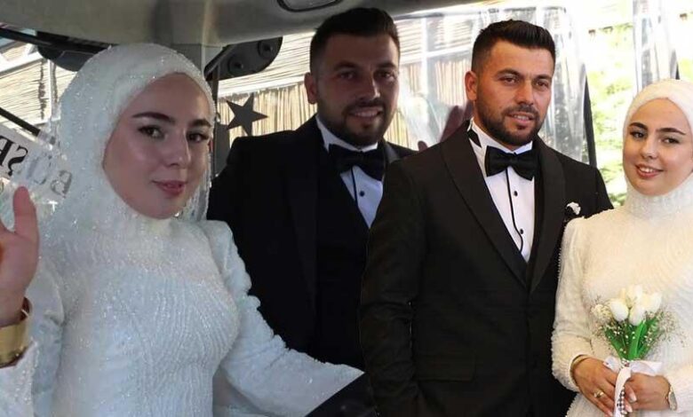 Gelinlik giydi, direksiyona geçti! Düğün otomobilini gören şaşkına döndü 1 gelinlik giydi direksiyona gecti dugun otomobilini goren saskina dondu IjLRfkw2
