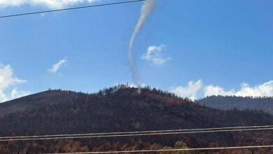 hatayda gecen ay yanan ormanda bu defa hortum cikti o anlar kameralara yansidi xGxGha2B