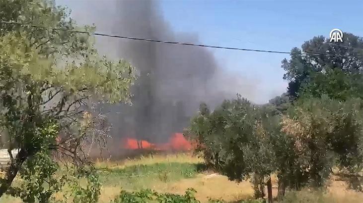 iki kentte ormana yangini havadan ve karadan mudahale CdVNnbpA