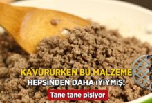 kavururken topaklasan kiymaya tek gerec yeter tane tane pisiyor tadi nefis h92YaXJw