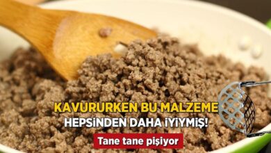 kavururken topaklasan kiymaya tek gerec yeter tane tane pisiyor tadi nefis h92YaXJw