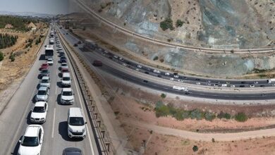 kilit kavsakta trafik durma noktasina geldi kilometrelerce arac kuyrugu O1pwFdEC