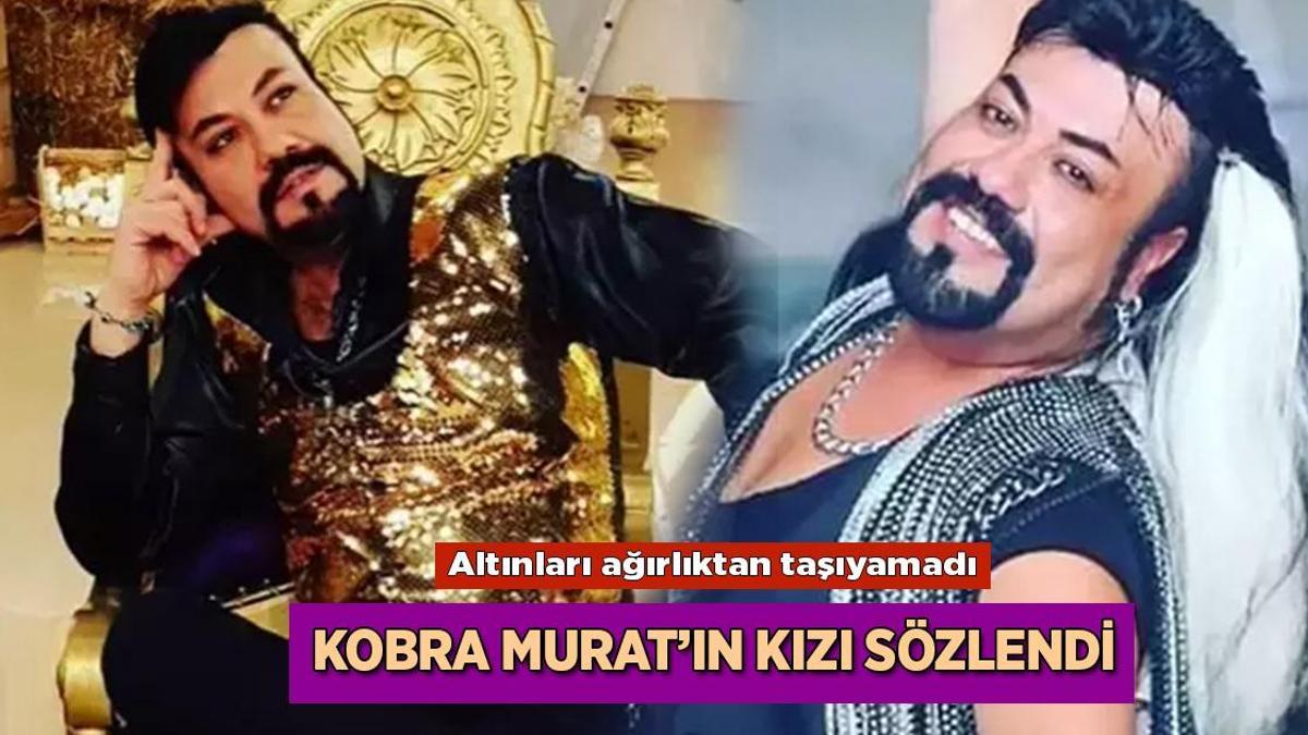 Kobra Murat’ın kızının kelamı olay oldu! Deste deste euro takıldı, altınları tartıdan taşıyamadı
