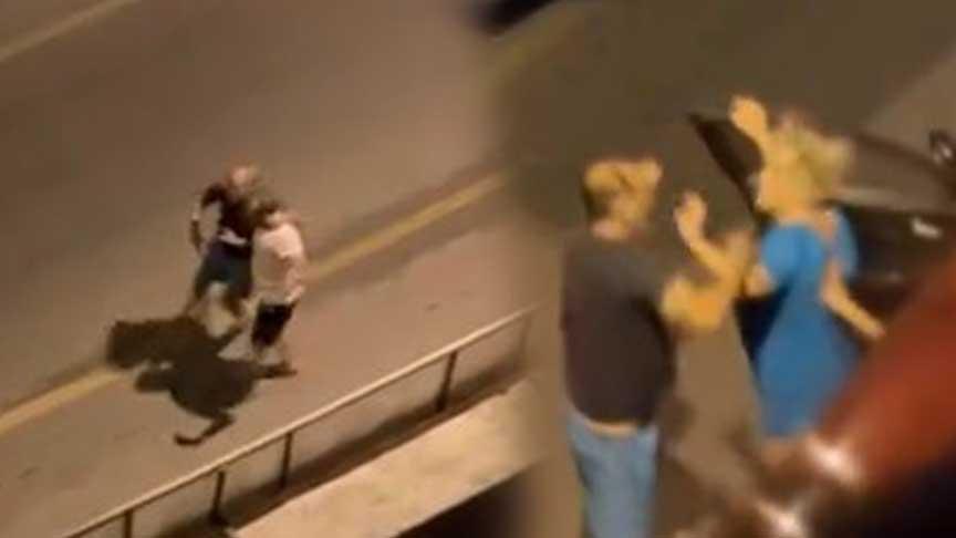 kusadasinda enteresan arbede 2 bayan bir erkek ortaligi ayaga kaldirdi 0 GSekCihQ
