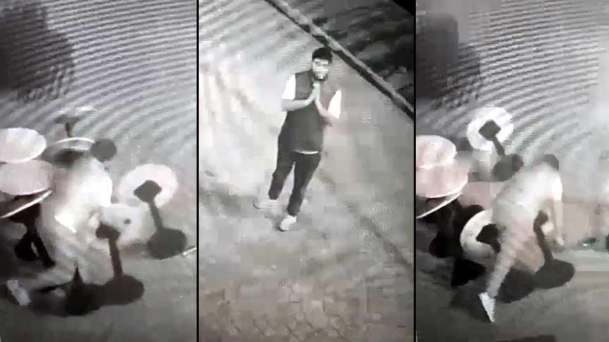 Masaları kırık görünce kamera imgelerini izledi! Şaşkına döndü: ‘Şikayetten vazgeçtim’
