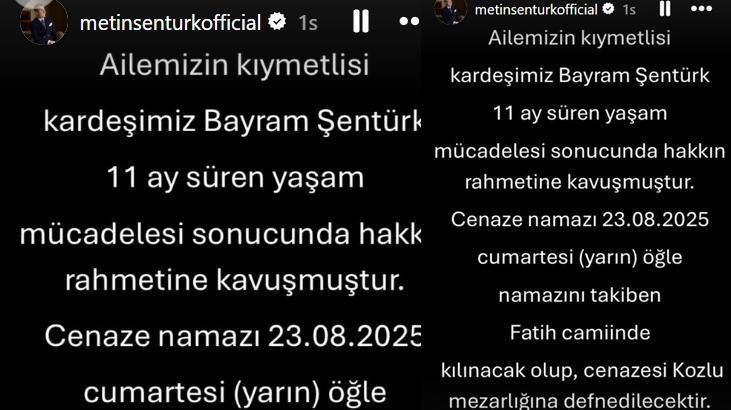 Metin Şentürk acı haberi duyurdu! Kanser tedavisi gören kardeşi hayatını kaybetti 8 metin senturk aci haberi duyurdu kanser tedavisi goren kardesi hayatini kaybetti 6 2SNcMNmn