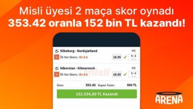 misli uyesi 2 maca skor oynadi 35342 oranla 152 bin tl kazandi m6FP47Bq
