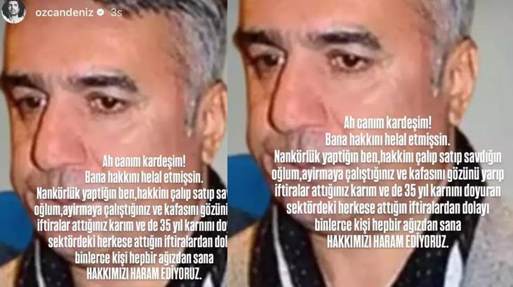 Özcan Deniz'den şoke eden paylaşım! 'Çocuğumu babasız bırakmak istiyor' 5 ozcan denizden soke eden paylasim cocugumu babasiz birakmak istiyor 3 IOI6qfSB