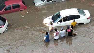 sokaklar gole dondu onlarca arac alt gecitte mahsur kaldi fTJCN765
