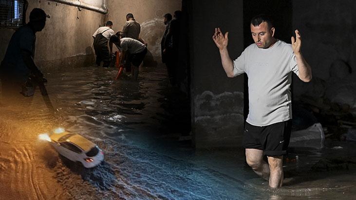 son dakika ankarada saganak sokaklar gole dondu konut ve is yerlerini su basti