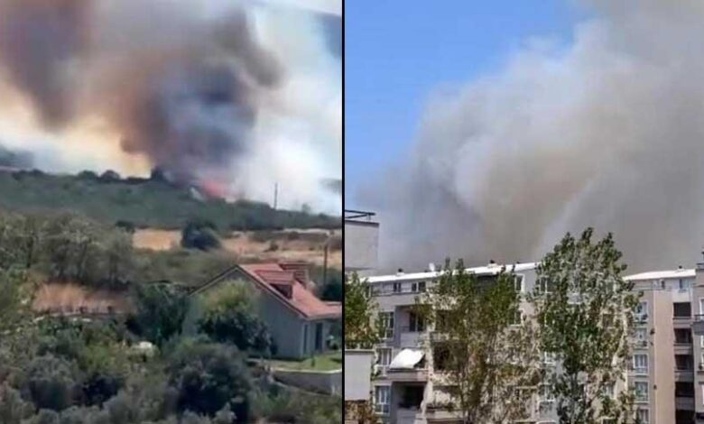 son dakika bursada orman yangini ruzgarin tesiriyle alevler yayildi RDsT9kB5