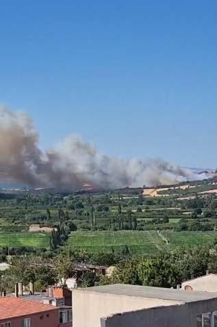 son dakika canakkalede orman yangini havadan ve karadan mudahale basladi 5