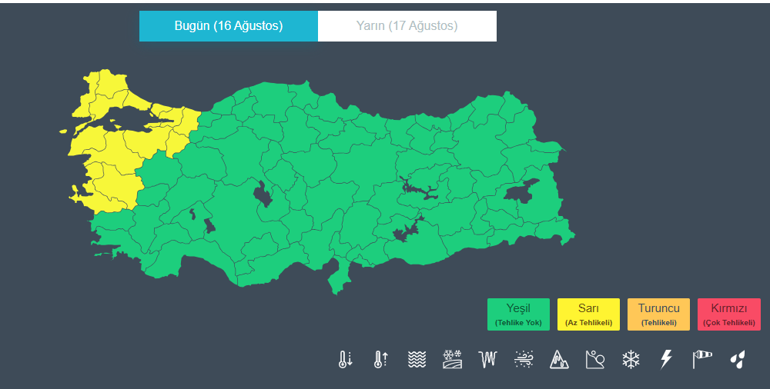son dakika istanbul dahil 13 vilayet icin alarm ruzgar surati 80 kmye cikacak 1 vuOAjqfm