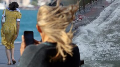 son dakika istanbul dahil 13 vilayet icin alarm ruzgar surati 80 kmye cikacak 1dTNteMl