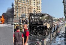 sultangazide otobuste yangin tramvay seferleri durdu Ri5RscvQ