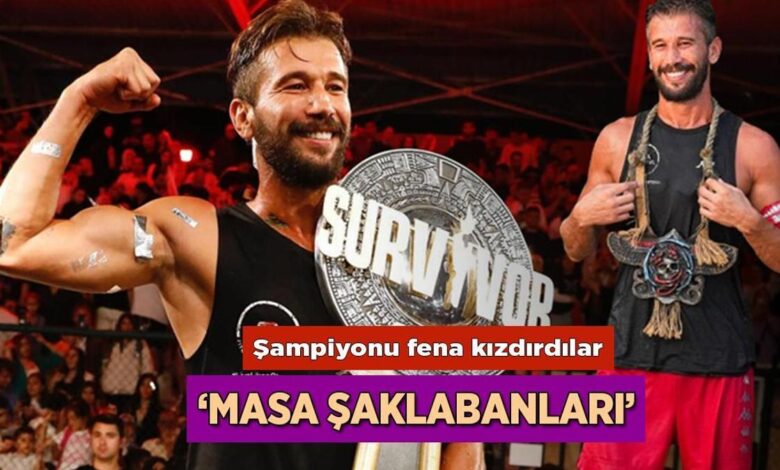 survivor 2025 sampiyonu adem kilicciyi uzucu kizdirdilar masa saklabanlari MHZ6G7BR