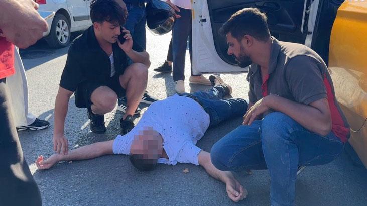 Taksi sürücüsünün sıkıntı anları! Vatandaşlar başından ayrılmadı 1 taksi surucusunun sikinti anlari vatandaslar basindan ayrilmadi YEtYSBZE