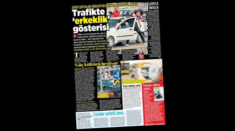 Trafik magandası için yolun sonu... 2 trafik magandasi icin yolun sonu 0 mrP7E23a